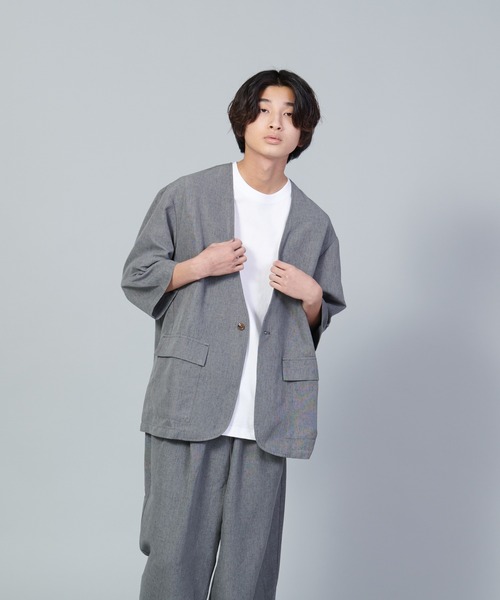 UNIT（NIXON） ジャケット ノーカラージャケット 「UNIIT/ユニット 