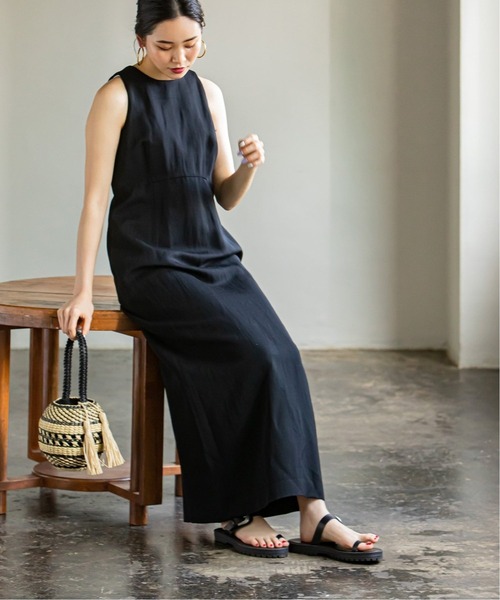 NOBLE ワンピース 《追加》カーブシルエットロングワンピース 3