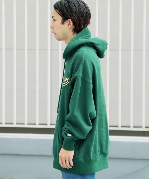 ROOP TOKYO パーカー BIKE/バイク College Logo Pullovrer パーカー