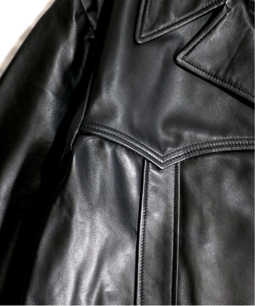 TOWN CRAFT/タウンクラフト LEATHER RANCHER COATレザーランチャーコートユニセックス メンズ レディースの画像