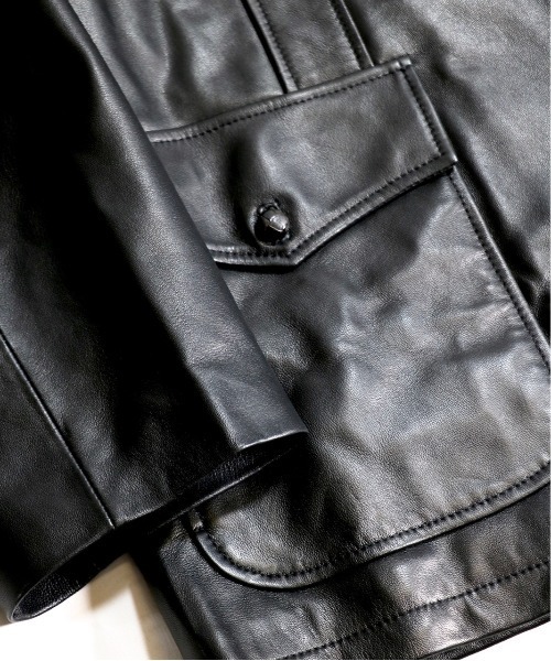 TOWN CRAFT/タウンクラフト LEATHER RANCHER COATレザーランチャーコートユニセックス メンズ レディースの画像