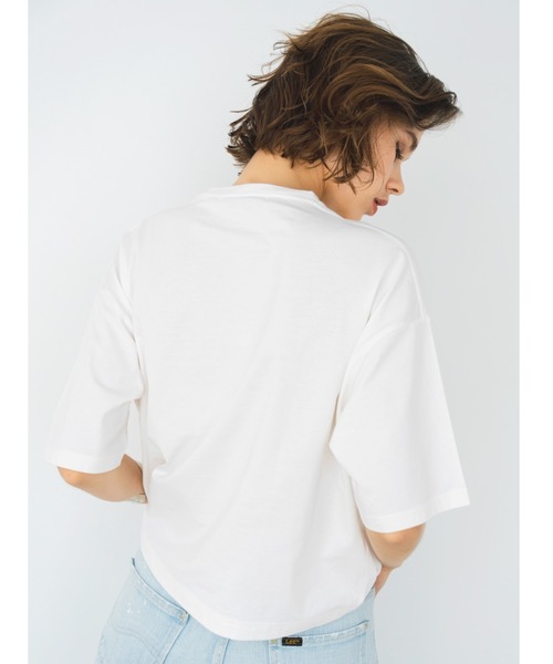 ALEXIA STAM tシャツ Embroidery Logo Tee / ロゴ刺繍Tee