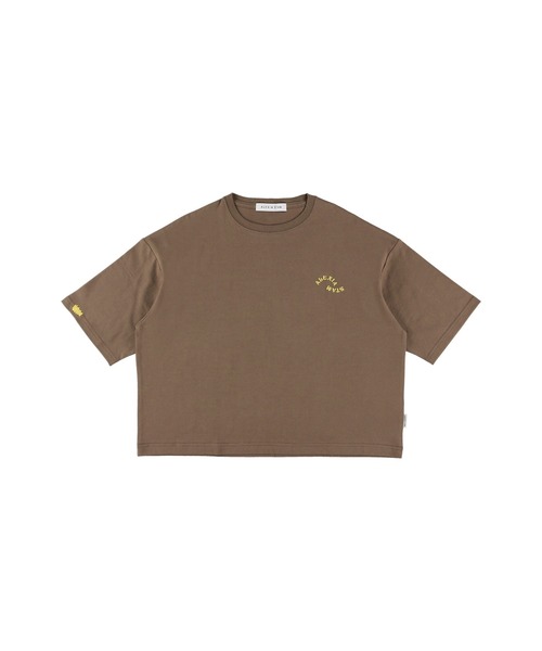 ALEXIA STAM Logo Crew Neck Tee ピンク　新品 Sanrio x ALEXIA STAM] HELLO Tee for Kids | ALEXIA STAM