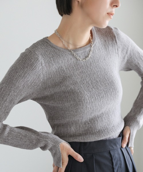 select MOCA（セレクトモカ） tシャツ 「もちもち肌触り」ニュアンス