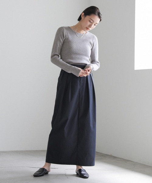 select MOCA（セレクトモカ） tシャツ 「8色展開」ニュアンスリブ