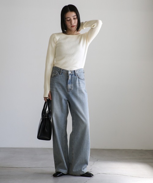 select MOCA（セレクトモカ） tシャツ 「もちもち肌触り」ニュアンス