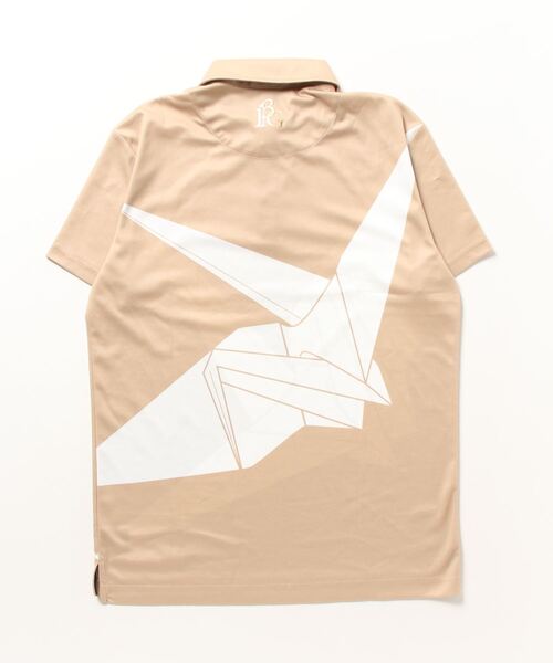 1PIU1UGUALE3 GOLF ポロシャツ BIG LOGO S/S POLO メンズ : ZOZOTOWN