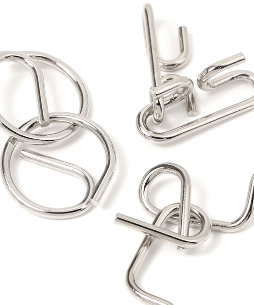 【新品】知恵の輪・steel puzzle 3セット 新品】知恵の輪・steel puzzle 3セット