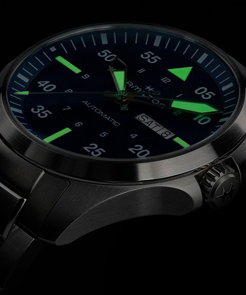 腕時計 HAMILTON 「ハミルトン」 腕時計 Khaki Aviation （カーキ アヴィエーション） Khaki Pilot Day Dateの画像