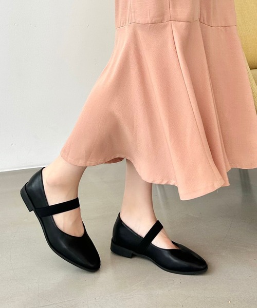 WA ORiental TRaffic パンプス ゴムベルトフラットパンプス 42115