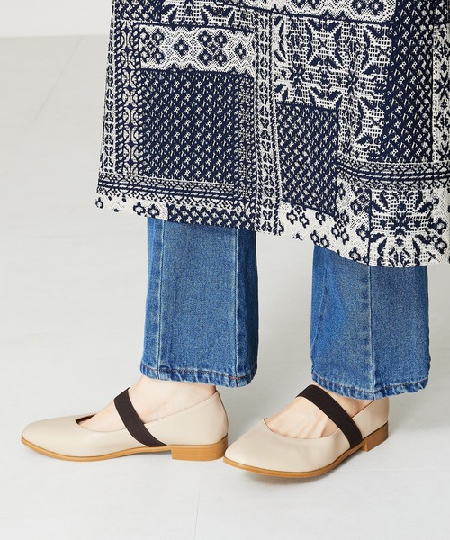 WA ORiental TRaffic パンプス ゴムベルトフラットパンプス 42115