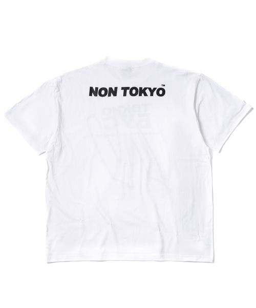 NON TOKYO Tシャツワンピース　ロゴ刺繍　バックプリント　ノントーキョー NON TOKYO Tシャツワンピース ロゴ刺繍 バックプリント ノン