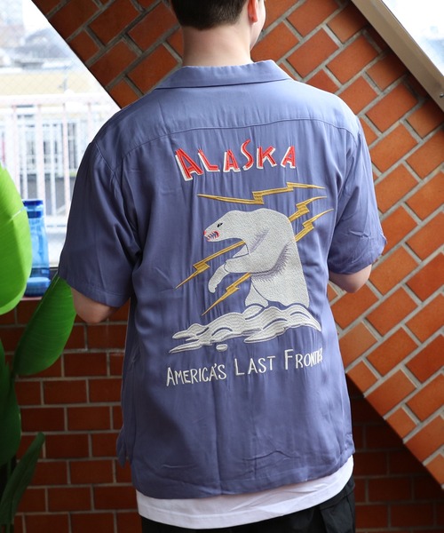 HOUSTON シャツ スーベニアシャツ(ALASKA) メンズ レディース