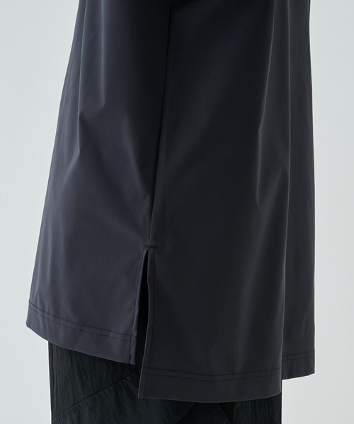 uvカット tシャツ STUDIOUS別注 BLK NYLON SHORT SLEEVE T-SHIRTS メンズの画像