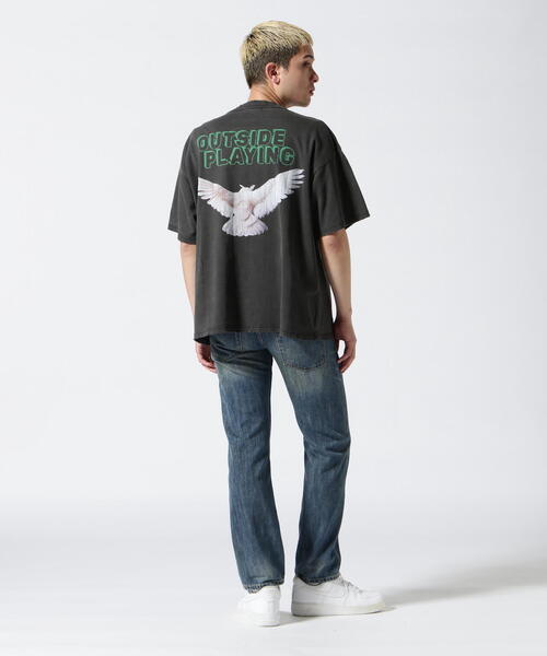 LUSOR（ルーソル）BIRD PIGMENT SST LUSOR tシャツ LUSOR（ルーソル）BIRD PIGMENT SST メンズ