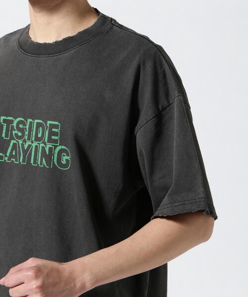 LUSOR tシャツ LUSOR（ルーソル）BIRD PIGMENT SST メンズ