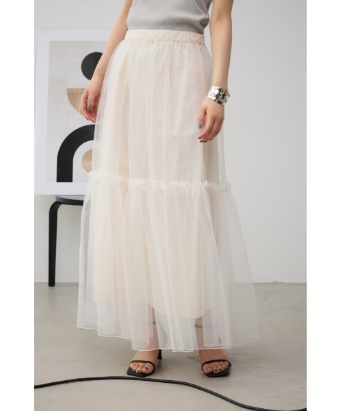 AZUL BY MOUSSY スカート チュールスカート : ZOZOTOWN Yahoo!店