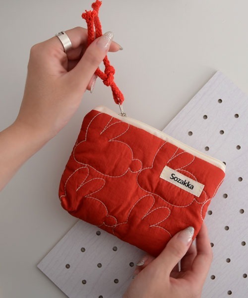 floow♡グリーンメリーボンボンのワイヤーポーチとルミちゃんのサコッシュ fam｜動物たちの刺繍がかわいい！ミニーズパルポーチ - Heming's