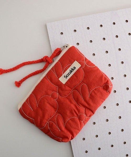 VIBGYOR Women ポーチ 「float」うさぎ ラビット エンボス マルチ