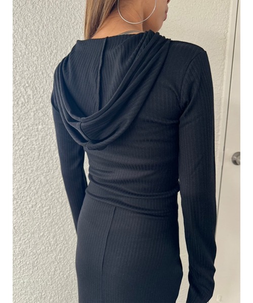 EGOIST（エゴイスト） ワンピース フロントジップリブフーディ