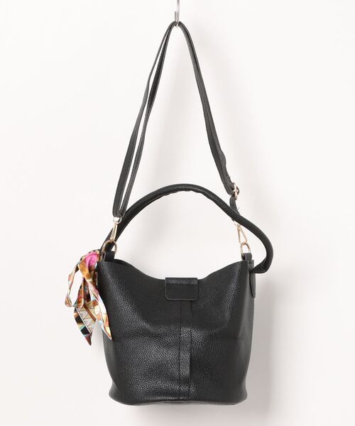 【HAPP】2wayショルダーバック ブラック Lace Ladies ショルダーバッグ バッグ フラップハンドル2wayバッグ