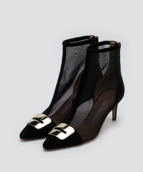 PELLICO ブーツ NEBI アネッリフィッビア ショートブーツ 6.5cm BLACK 