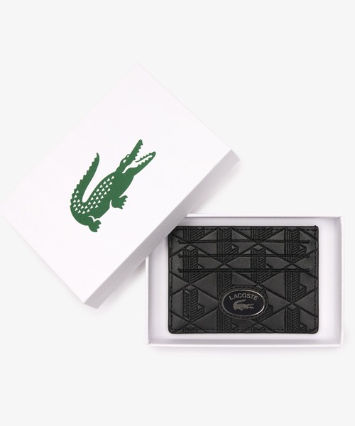 LACOSTE カードケース LACOSTE カードケース 本革 レザー 立体成形カードケース / 父の
