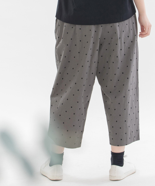 【★新品★】nop de nod ノップ ドゥ ノッド／リネンコットンパンツ nop de nod（ノップドゥノッド）の「Pomme リネンコットンパンツ