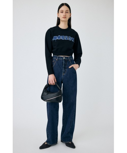 トレーナー スウェット PATCH DENIM MOUSSY プルオーバー レディース MOUSSY トレーナー スウェット PATCH DENIM プルオーバー