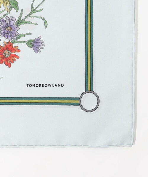 大人気！！ SOL スパークリングスカーフ　すぐ売り切れてます TOMORROWLAND（トゥモローランド） スカーフ バンダナ フラワーシルク