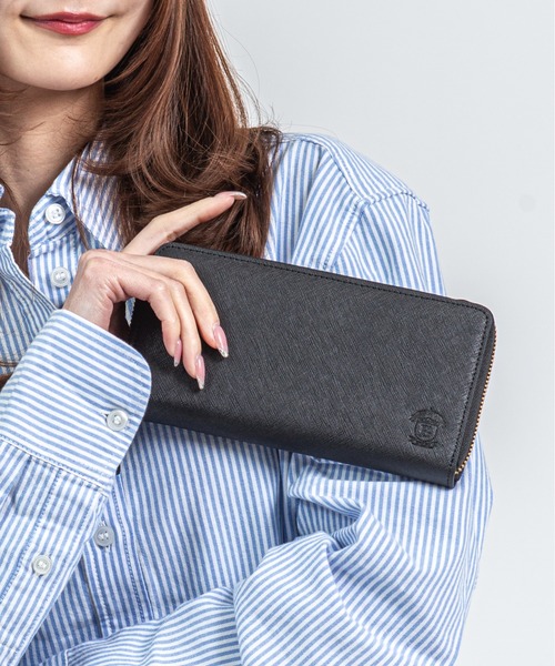 【794】ラウンドファスナー BELLES YORK グレー BELLIES YORK（ベリーズヨーク） 財布 「BELLIES YORK/ベリーズヨーク