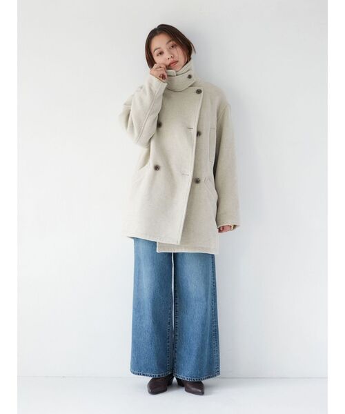 Ungrid（アングリッド） コート アウター ハイネックミドル丈コート