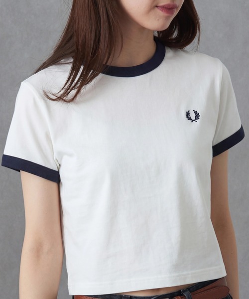 FRED PERRY（フレッドペリー） tシャツ 半袖 コンパクトリンガーT