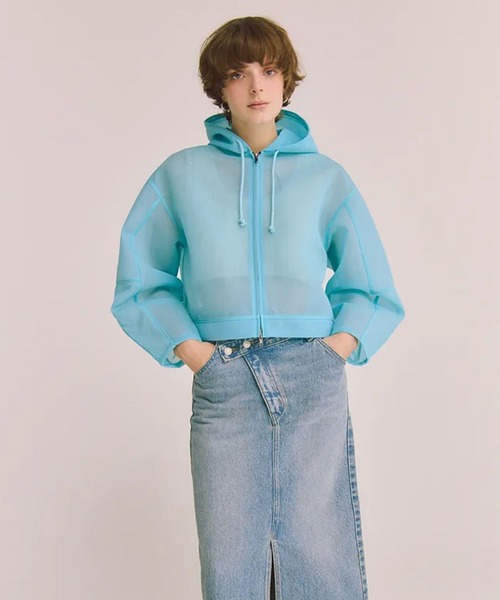 パーカー OURSAYSOUR／フリースストリングフーディー レディース ステューシー【STUSSY】218093 BROUSON POLAR FLEECE HOOD