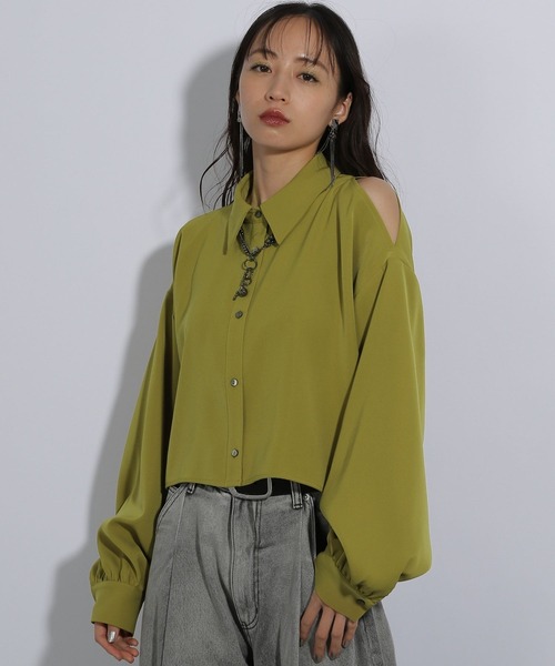 HARE - 【新品未使用】HARE  トロミチュニックシャツ 楽天市場】トロミシシュウミドルシャツ HARE ハレ トップス