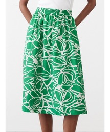 BANANA REPUBLIC スカート FACTORY STORE ポプリン ミディ