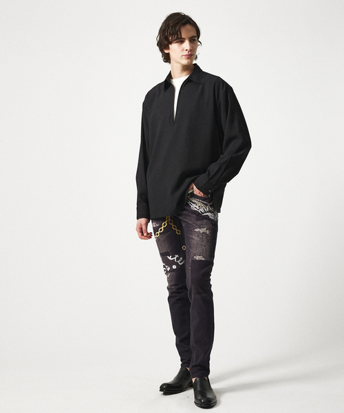 ジーンズ 「40周年」RYOYA スタイリング スキニー デニムパンツ メンズの画像