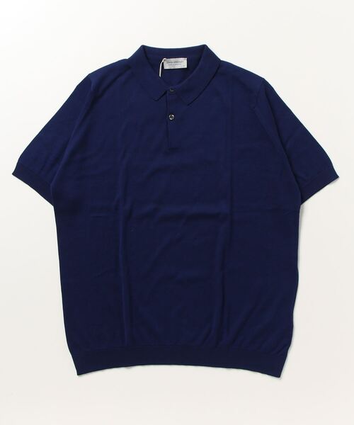 JOHN SMEDLEY 半袖ニット クリーム メンズ 3枚目