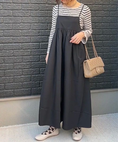 サロペット オーバーオール ロングサロペット レディース : ZOZOTOWN