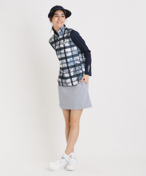 adabat アダバット 接触冷感 撥水 UVカット 花柄ハイネックシャツ M adabat（アダバット） uvカット tシャツ UVカット/吸水速乾 フラワー