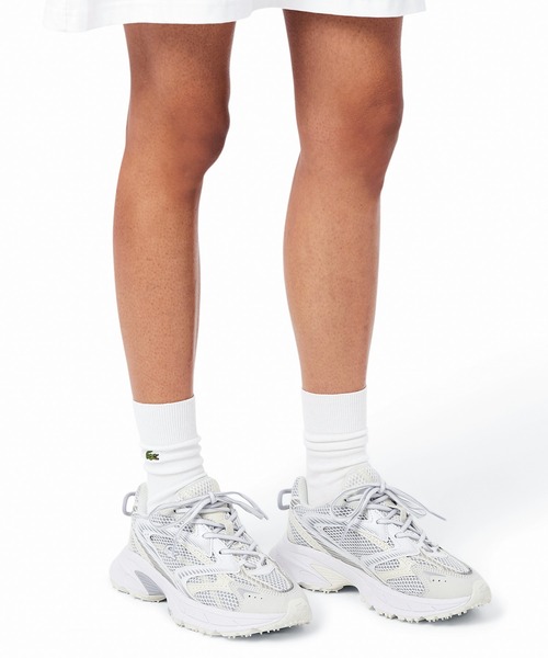 【Lacoste】L003メンズスニーカー 軽量ホワイト ハイテク感◎ LACOSTE スニーカー レディース L003 NEO SHOT 125 1 SFA ビッグ