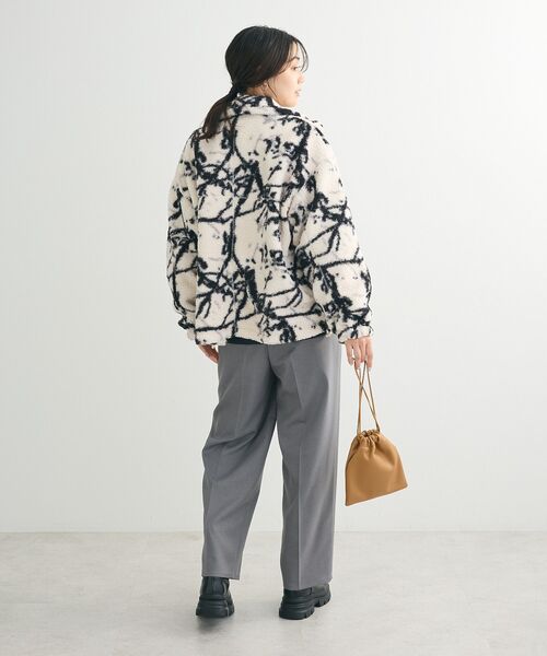 「Green Parks」 「chocol raffine robe」ジップアップブルゾン FREE ホワイト系その他2 レディース_画像7