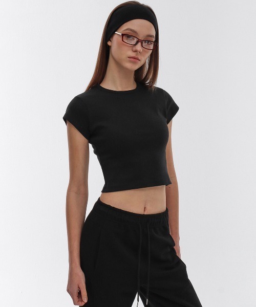 韓国発【BLACKUP】ショートスリーブラウンド半袖2TYPE 送料込 BLACKUP tシャツ 「B-BASIC」 スタンダードショートスリーブ