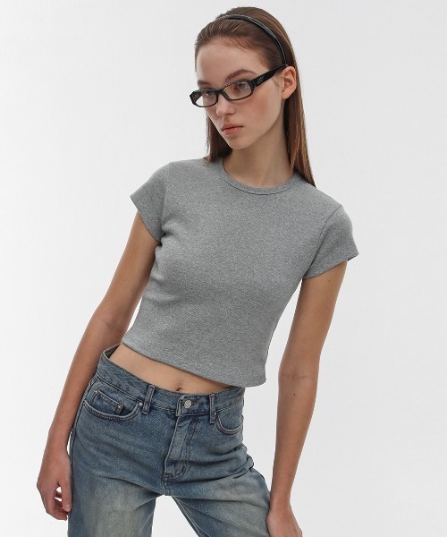 韓国発【BLACKUP】ショートスリーブラウンド半袖2TYPE 送料込 BLACKUP tシャツ 「B-BASIC」 スタンダードショートスリーブ