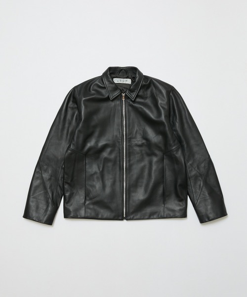 BAL ライダース本革　皮ジャン　日本製 BAL 革ジャン ライダース TECH LEATHER ZIP JACKET メンズ