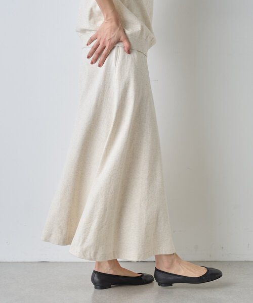 BEARDSLEYフレアロングスカート 極美品】BEARDSLEY ドット パッチワーク ロング スカート フレア