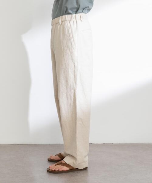 【24Cruise NEW】ERMANNO SCERVINO / リネン パンツ / White URBAN RESEARCH Sonny Label パンツ コットンリネンワイド