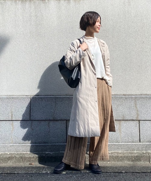 「Plantation」 ダウンコート M size ベージュ レディース_画像9