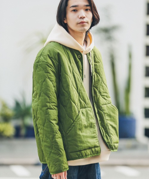 URBAN RESEARCH Sonny Label キルティングブルゾン MEDIUM カーキ