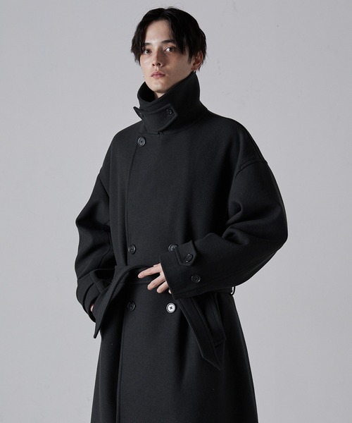 CLEL（クレイル） チェスターコート L チャコールグレー メンズ